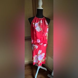 Benetton Two Piece Red Floral Set Size XS Made in Italy